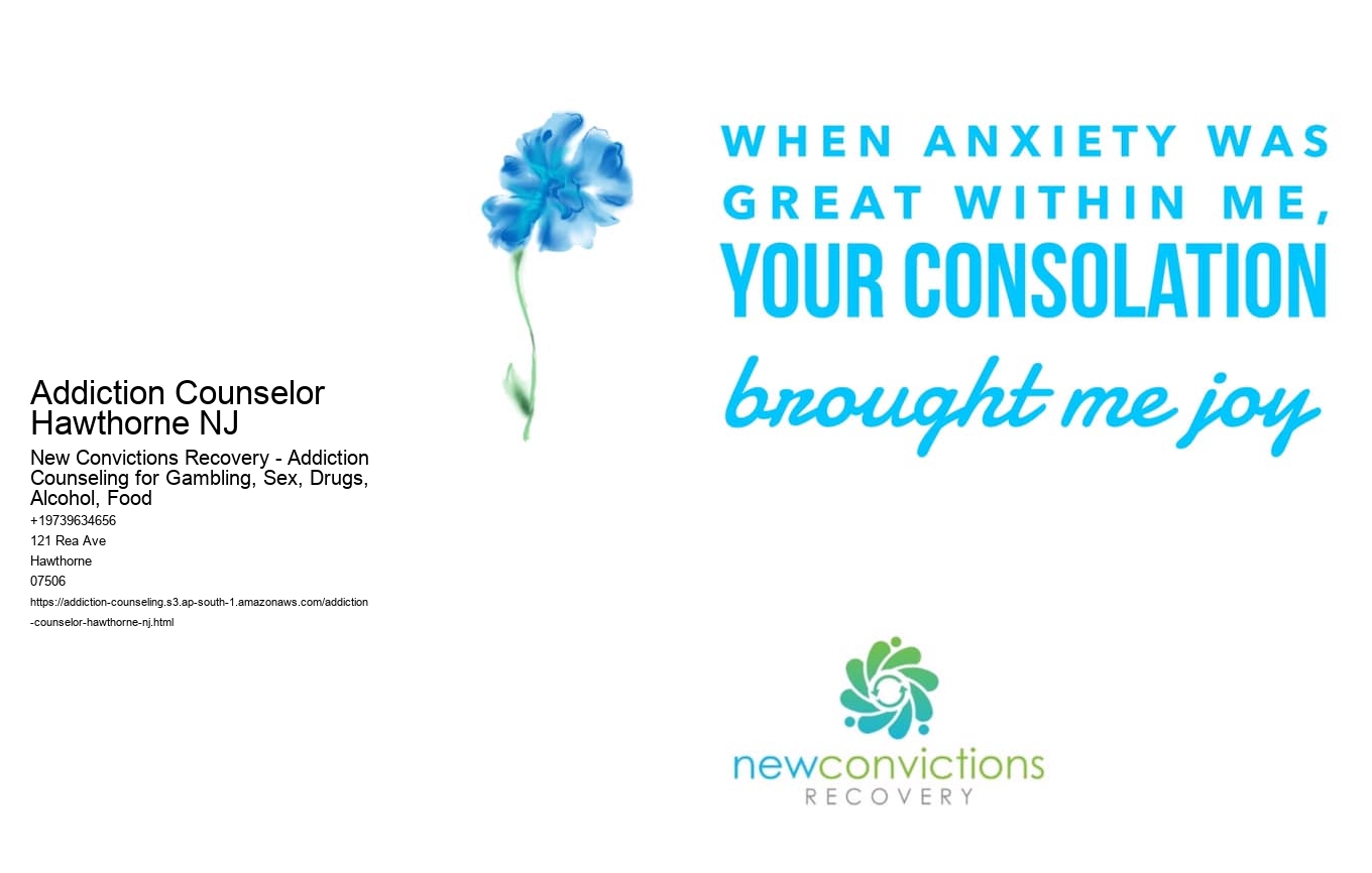 Addiction Counselor Hawthorne NJ
