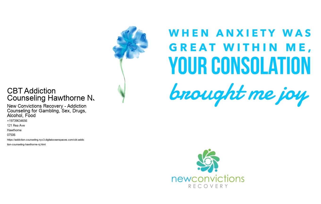 CBT Addiction Counseling Hawthorne NJ