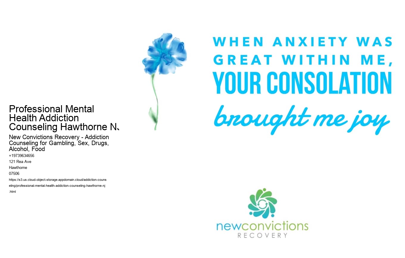 Professional Mental Health Addiction Counseling Hawthorne NJ