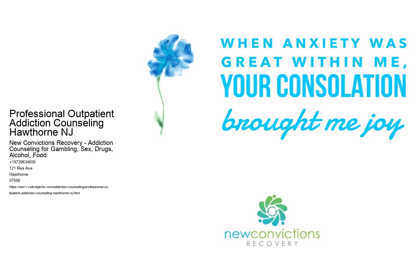 Professional Outpatient Addiction Counseling Hawthorne NJ