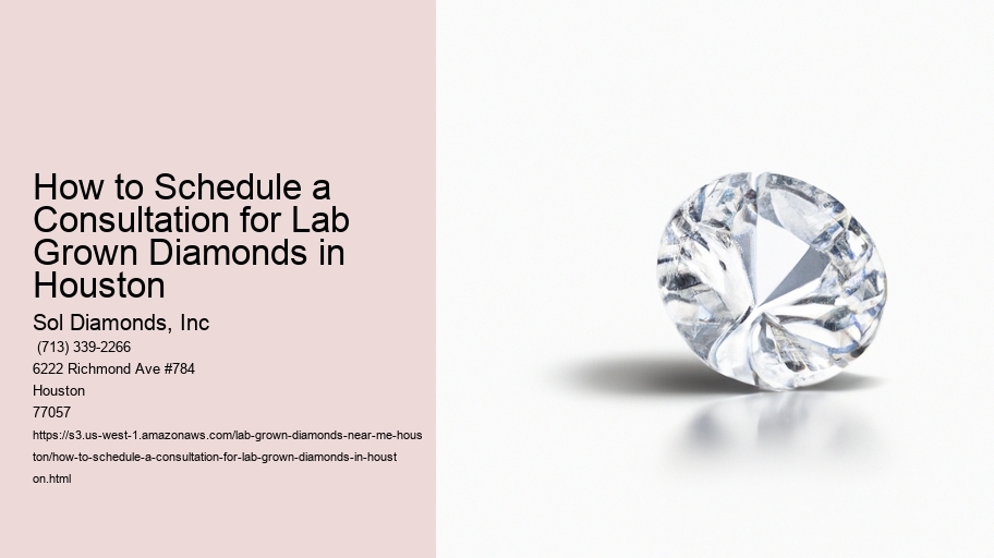 How to Schedule a Consultation for Lab Grown Diamonds in Houston