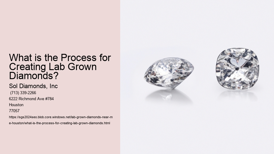 What is the Process for Creating Lab Grown Diamonds?
