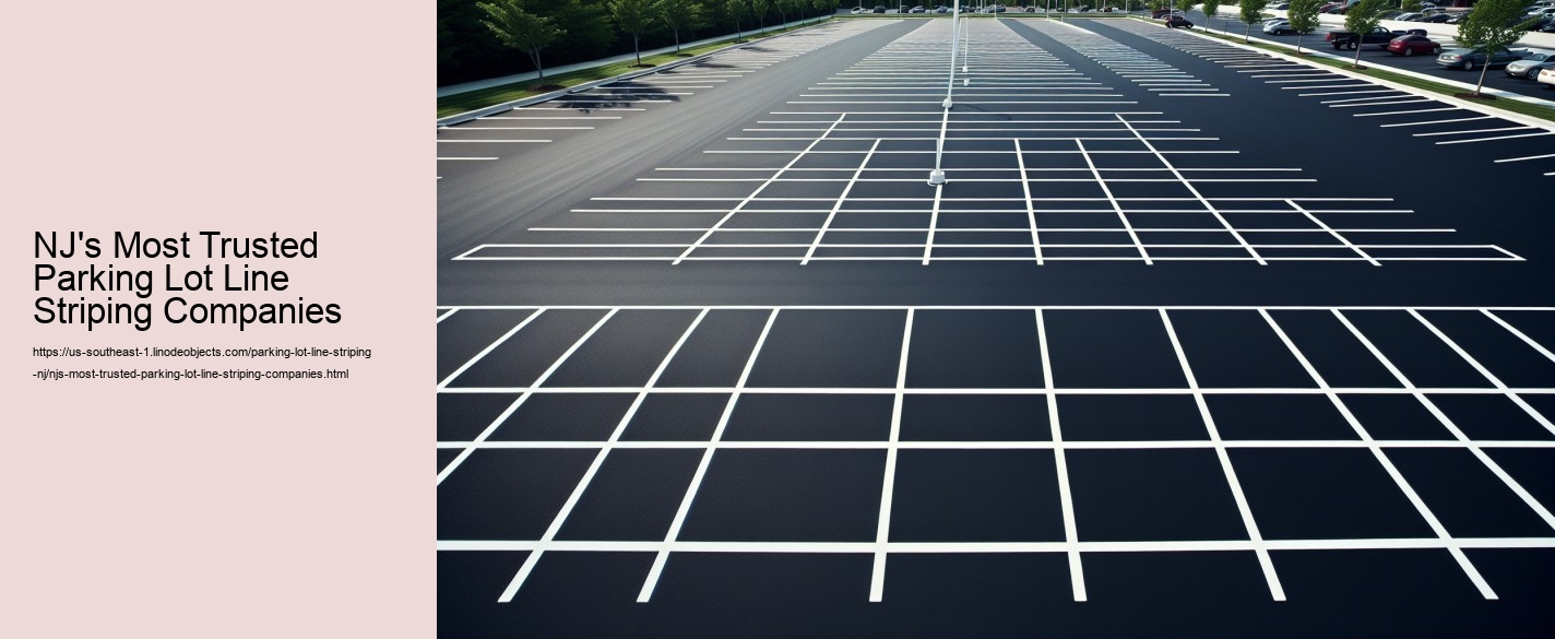 NJ's Most Trusted Parking Lot Line Striping Companies