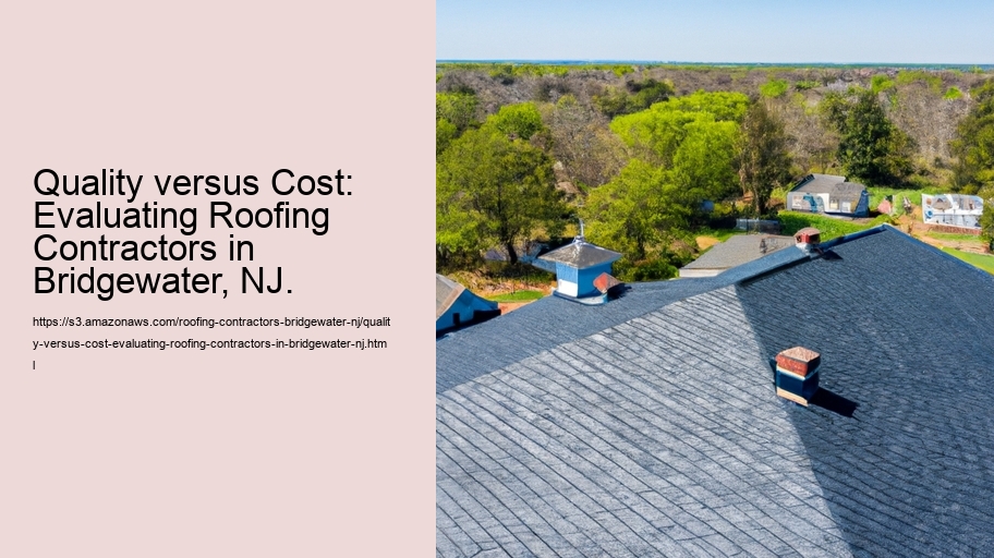 Quality versus Cost: Evaluating Roofing Contractors in Bridgewater, NJ.