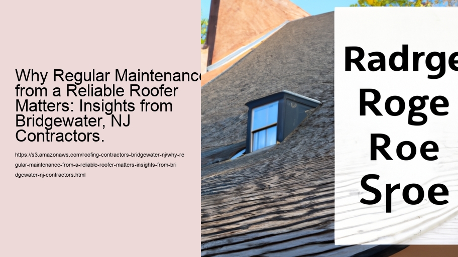 Why Regular Maintenance from a Reliable Roofer Matters: Insights from Bridgewater, NJ Contractors.