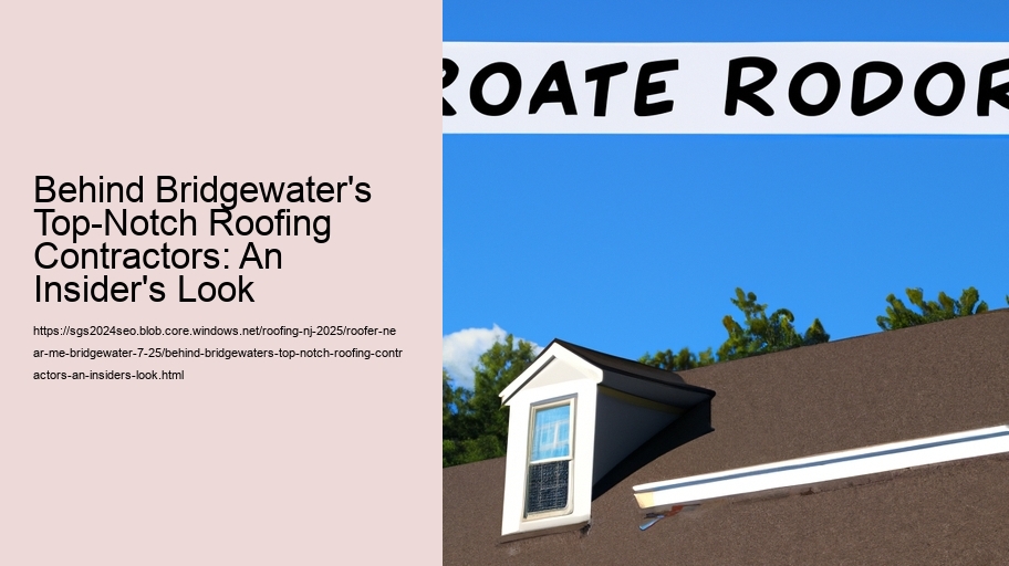Behind Bridgewater's Top-Notch Roofing Contractors: An Insider's Look