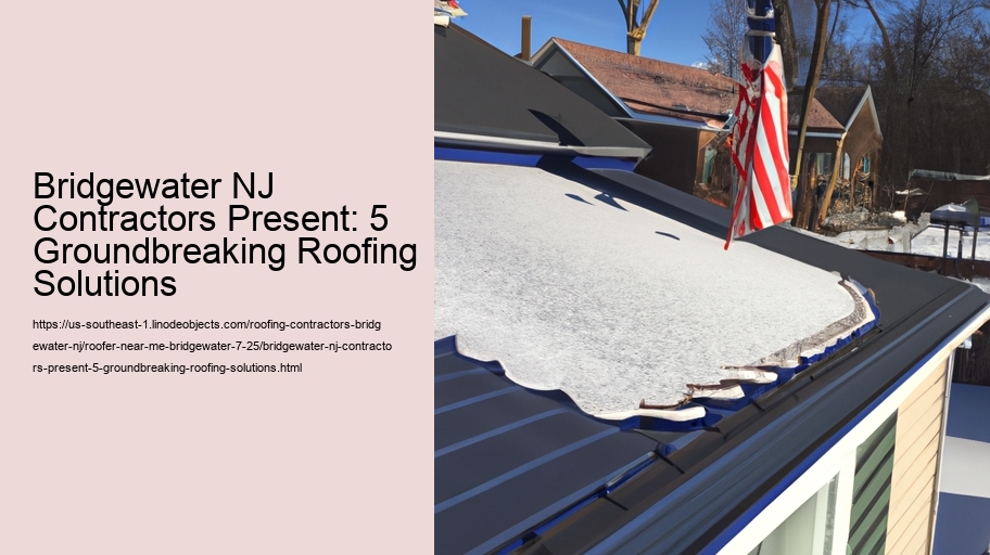 Bridgewater NJ Contractors Present: 5 Groundbreaking Roofing Solutions