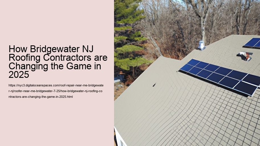 How Bridgewater NJ Roofing Contractors are Changing the Game in 2025