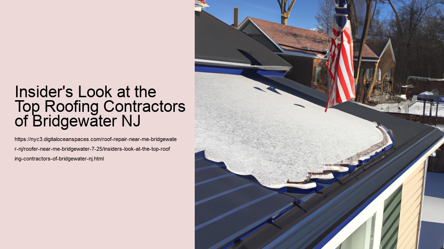 Insider's Look at the Top Roofing Contractors of Bridgewater NJ