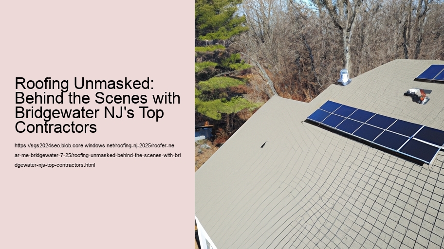 Roofing Unmasked: Behind the Scenes with Bridgewater NJ's Top Contractors