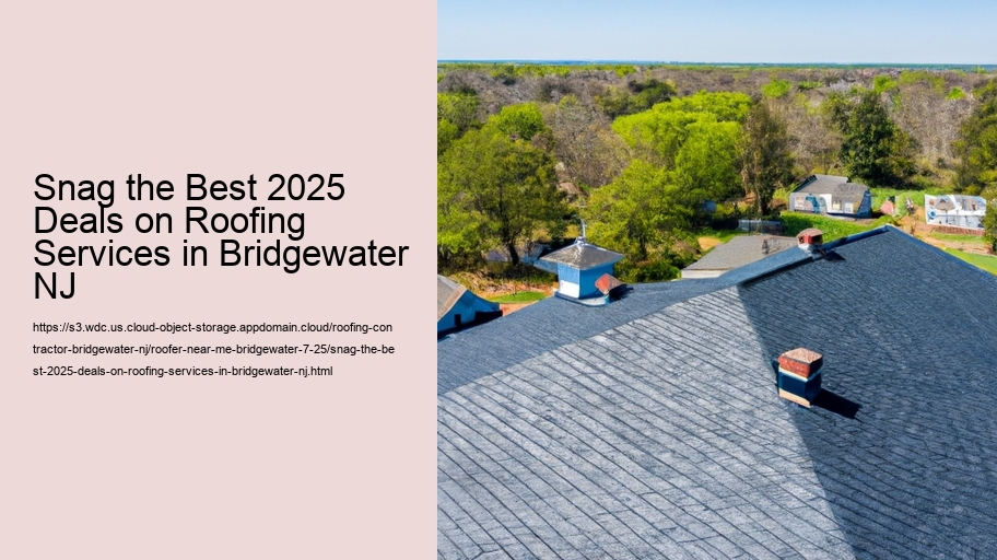 Snag the Best 2025 Deals on Roofing Services in Bridgewater NJ