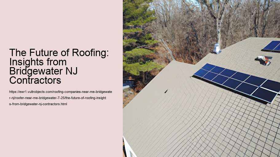 The Future of Roofing: Insights from Bridgewater NJ Contractors