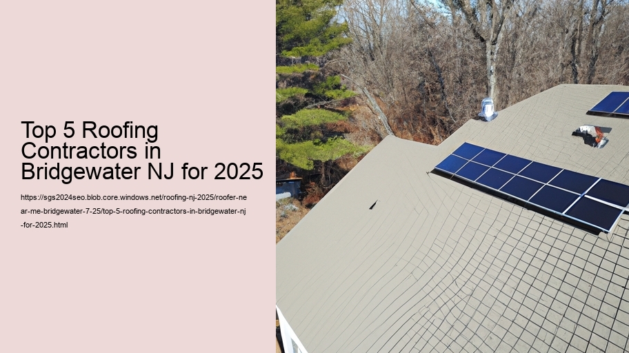 Top 5 Roofing Contractors in Bridgewater NJ for 2025